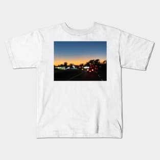 Blurry Evening Kids T-Shirt